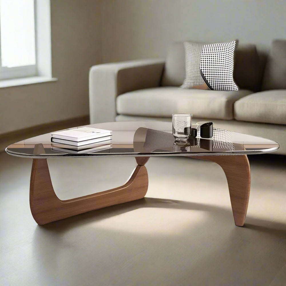 Irregular Glass Coffee Table