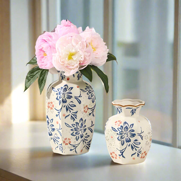 Blue Rose Vase