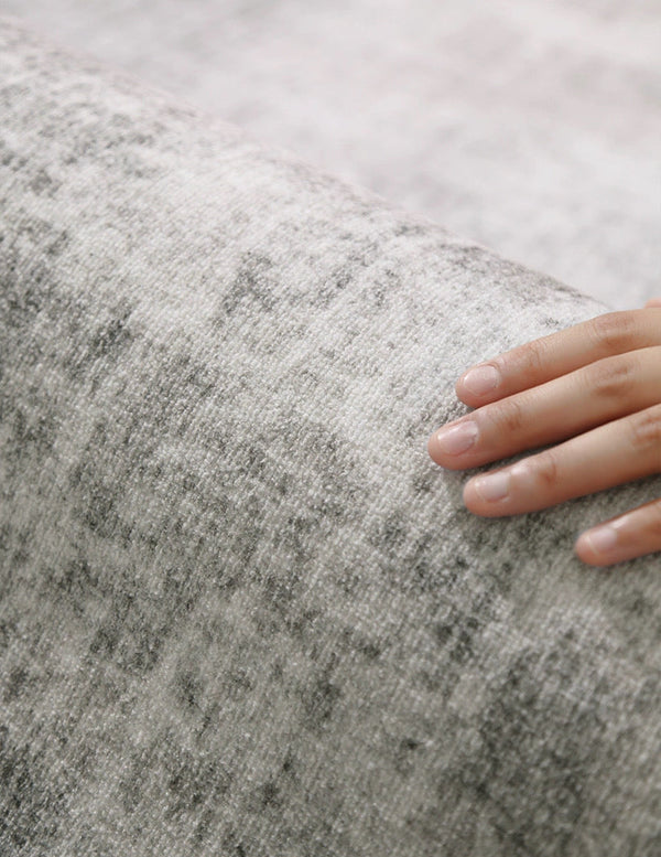 Modern Grey Minimalist Area Rug