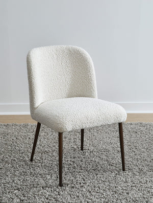 Madison Metal Frame Dining Chair in Honey Synthetic Leather