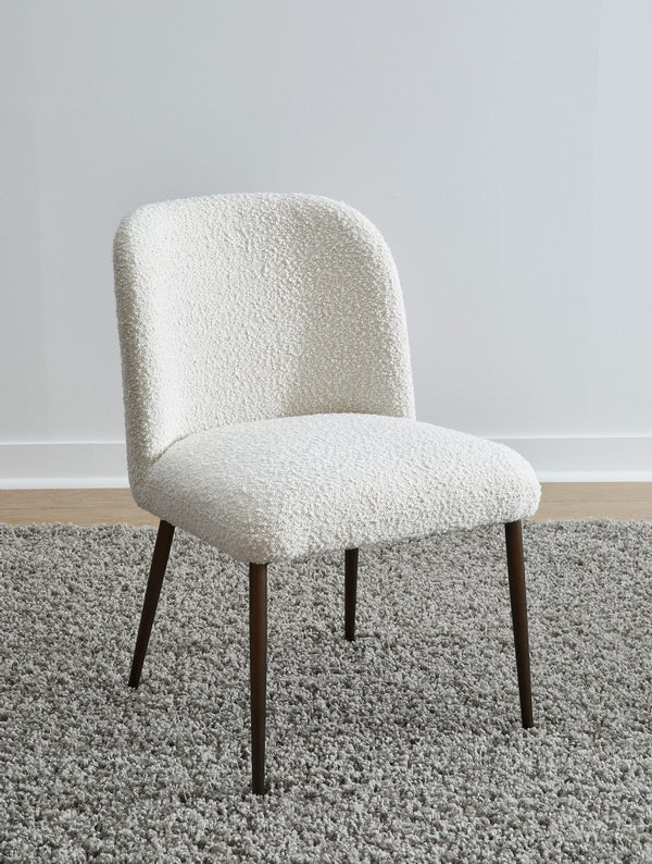 Madison Metal Frame Dining Chair in Honey Synthetic Leather