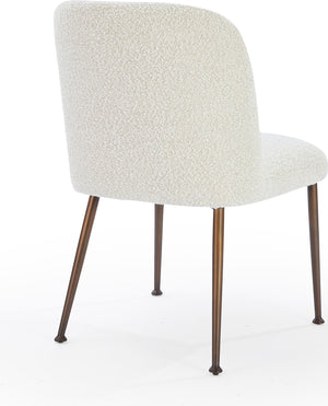 Madison Metal Frame Dining Chair in Honey Synthetic Leather