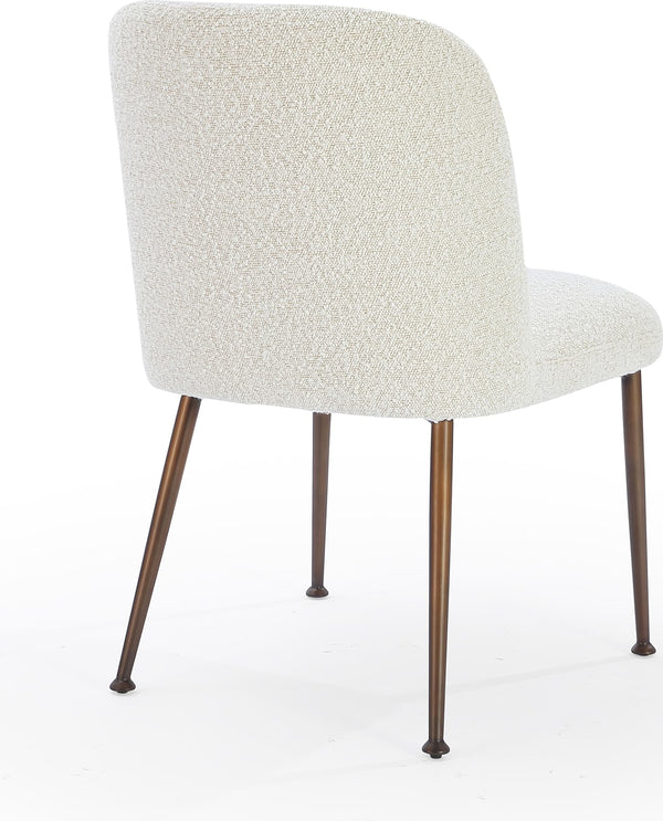 Madison Metal Frame Dining Chair in Honey Synthetic Leather