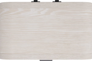 Drake Two Drawer USB-Charging Nightstand in Sugar