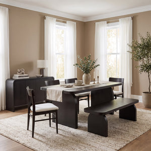 Elora Rectangular Dining Table - Jet