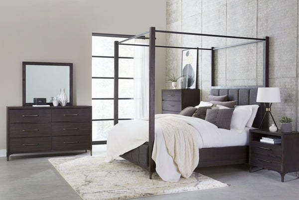 Lucerne Mirror in Vintage Coffee