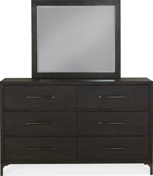 Lucerne Mirror in Vintage Coffee