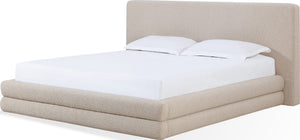 Maya Upholstered Platform Bed in Brun Boucle (2026)
