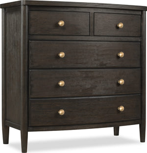 Rockport Five Drawer Small Chest in Yin