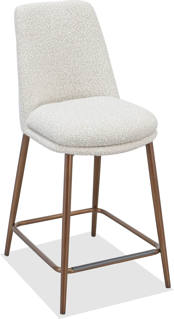 Madison Metal Frame Counter Stool in Honey Synthetic Leather