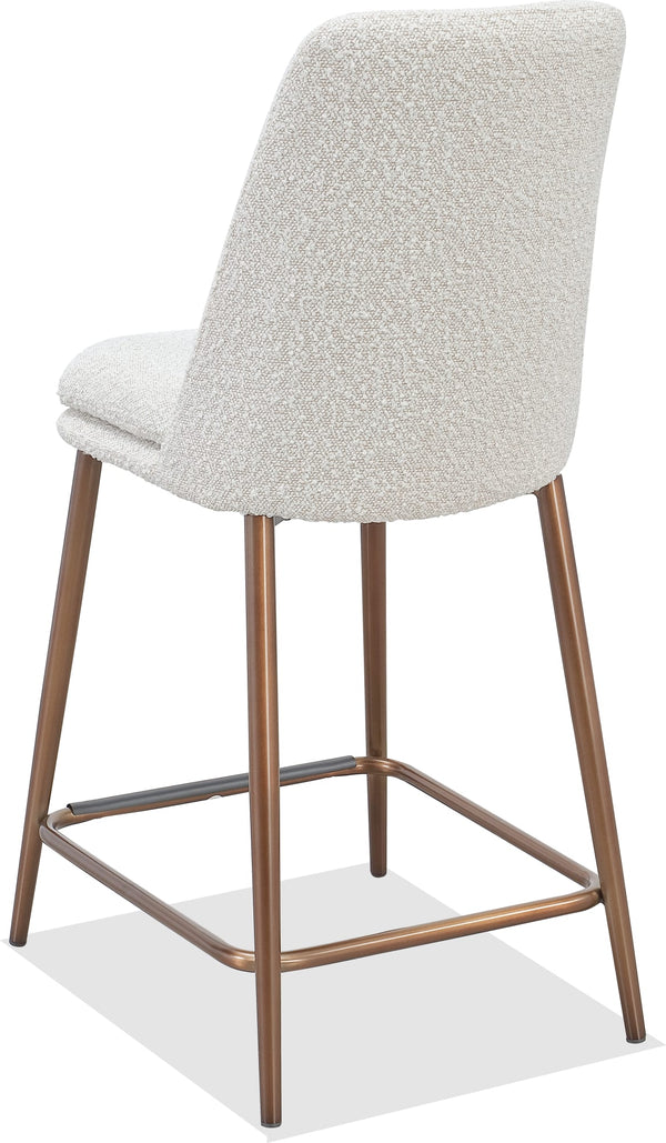 Madison Metal Frame Counter Stool in Honey Synthetic Leather