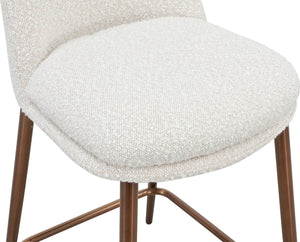 Madison Metal Frame Counter Stool in Honey Synthetic Leather