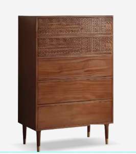 Solid Wood Five-Drawer