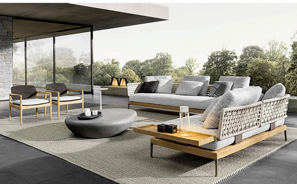 Outdoor Dining Sofa Set