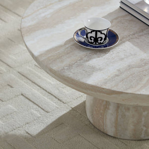 Mushroom Coffee Table Enhances Leisure Time Perfect For Evening Relaxation & Stylish Use