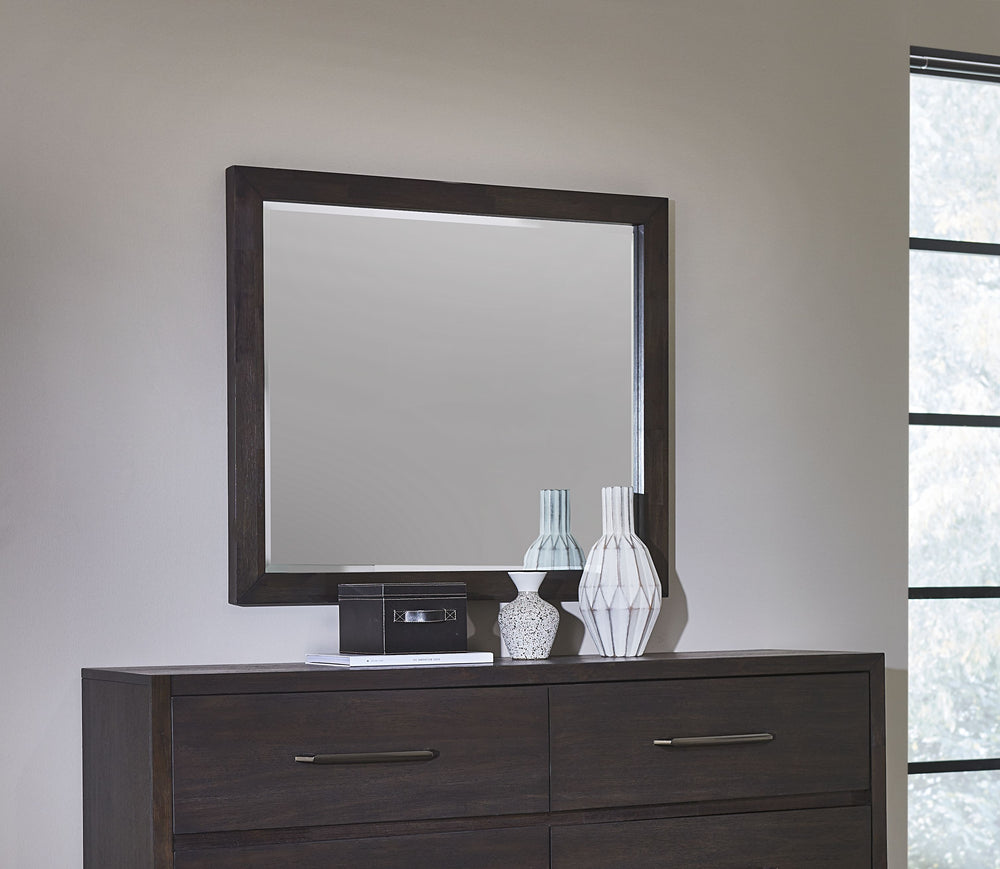 Lucerne Mirror in Vintage Coffee