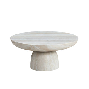 Mushroom Coffee Table Enhances Leisure Time Perfect For Evening Relaxation & Stylish Use