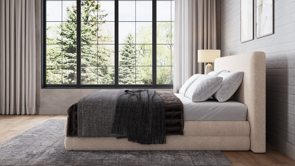 Maya Upholstered Platform Bed