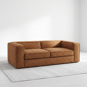 Modern 91" Low-Profile 3-Seater Sofa with Wide Track Arms