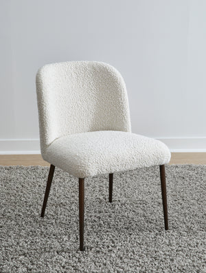 Madison Metal Frame Dining Chair in Honey Synthetic Leather