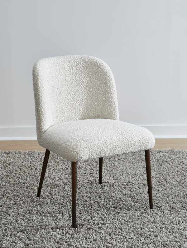 Madison Metal Frame Dining Chair in Honey Synthetic Leather