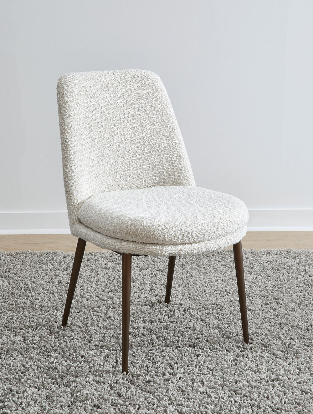 Madison Metal Frame Dining Chair in Honey Synthetic Leather