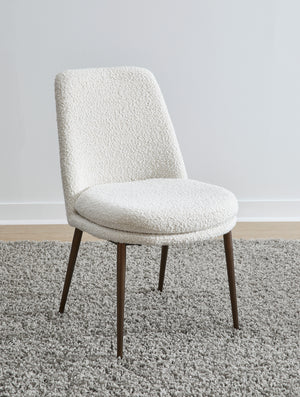 Madison Metal Frame Dining Chair in Honey Synthetic Leather